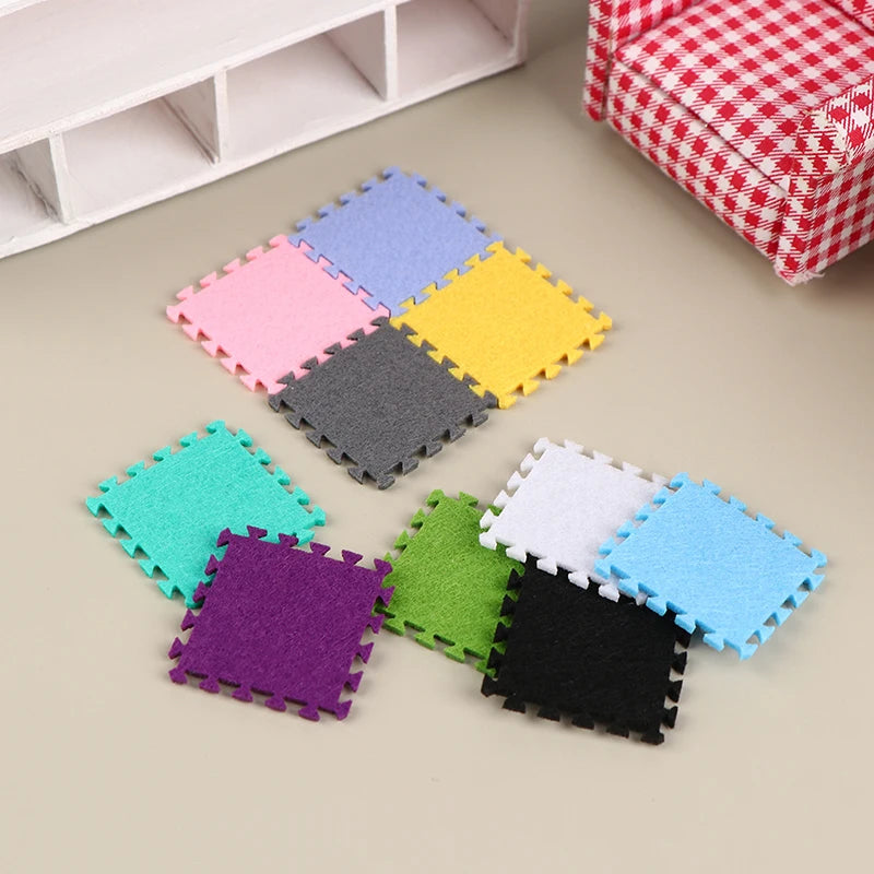 tapis sol modulable bleu clair vert jaune gris rose noir violet moderne pratique adhésif