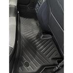 tapis sol voiture noir rayures diagonales moderne tout terrain fibre synthétique caoutchouc toutes saisons
