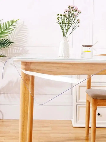 nappe protectrice table transparente pvc imperméable résistant chaleur grande taille