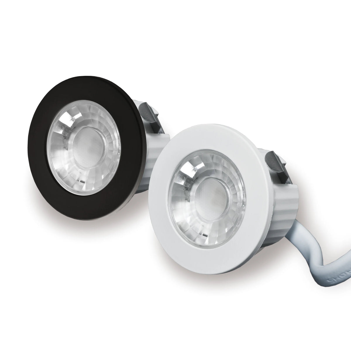 spots led ip65 3w 2700k 4000k 90260v ra92 noir blanc moderne adhésif