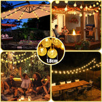 Décoration jardin guirlande LED solaire IP65