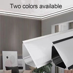 Détail du profilé LED plafond en aluminium design moderne