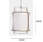 suspension lumineuse moderne blanc tissu fin opacité câble suspendu led 3000k 6000k