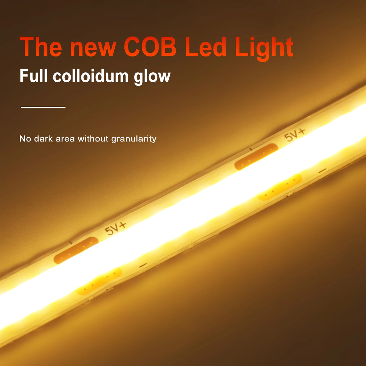 ruban led cob blanc haute luminosité 320leds adhésif diy moderne chambre