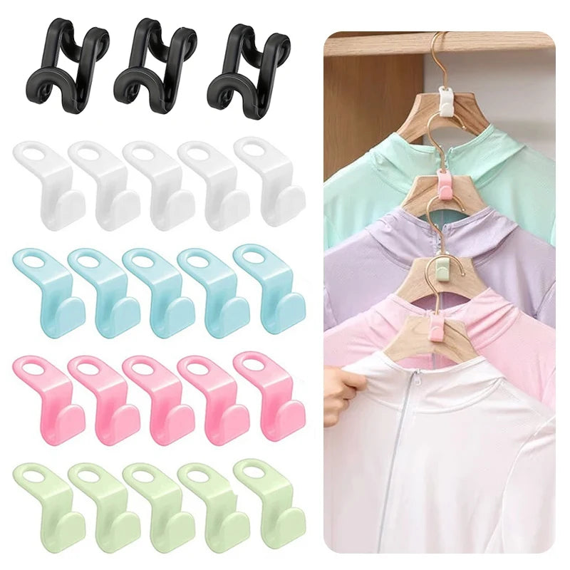 clips vêtements noir blanc bleu vert clips suspension rangement moderne pratique chambre coucher