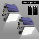 lampe solaire détecteur mouvement 400 led noir violet moderne extérieur contemporain
