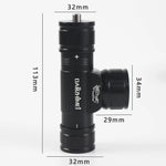 lampe torche plongée noire ceinture ajustable mode haut bas 30w led pratique compact exploration