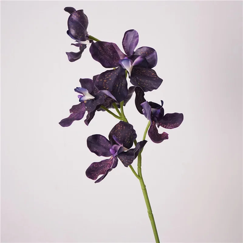 décoration intérieure orchidée artificielle violette rose blanche moderne mariage anniversaire baby shower