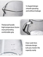 filtre carafe verre rayures verticales moderne ensemble 600ml 300ml transparent