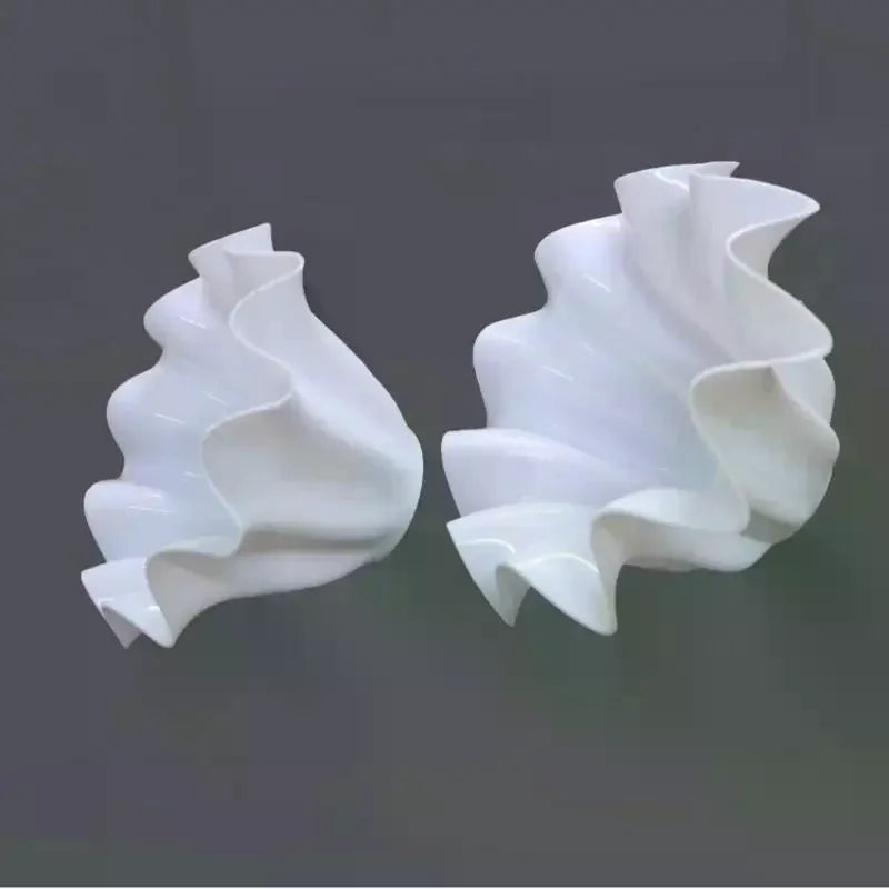lampe suspension abat jour blanc violet forme florale moderne décoration éclairage table écran fixe