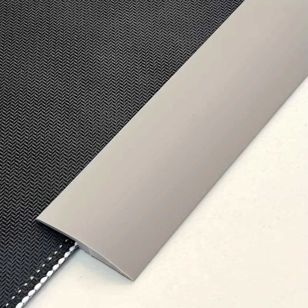 profil seuil adhésif marron gris moderne rayures horizontales 2m 3cm
