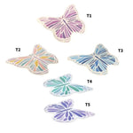 tapis moderne papillon géométrique blanc violet bleu vert jaune rose adhésif salon chambre