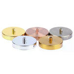 disques métalliques or cuivre argent noir blanc modernes accessoires éclairage décoration intérieure