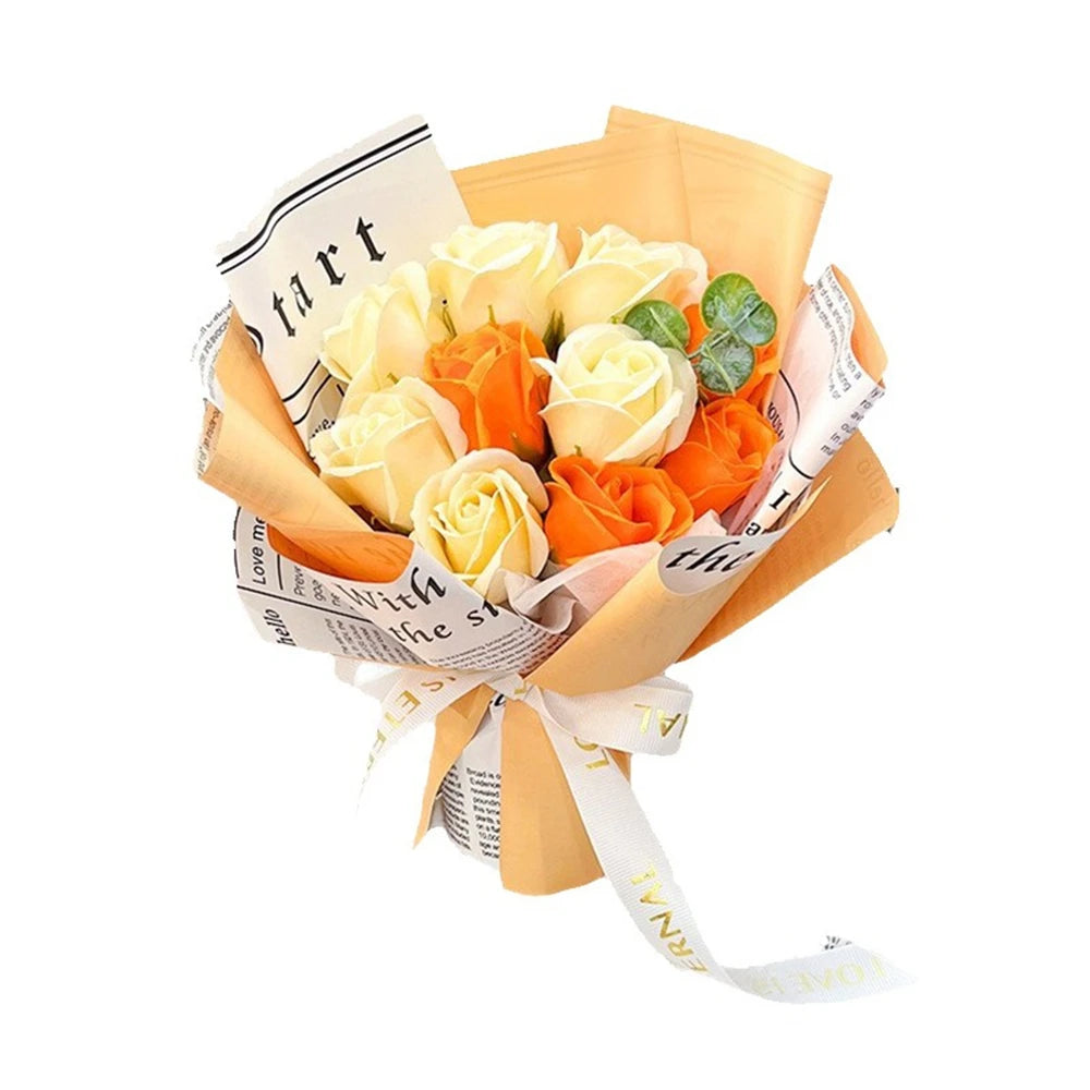bouquet roses artificielles classique décoration mariage anniversaire intérieur festive pendaison crémaillère