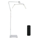 lampe table moderne réglable noir télécommande clips 360 rotation 180 pliage haute luminosité