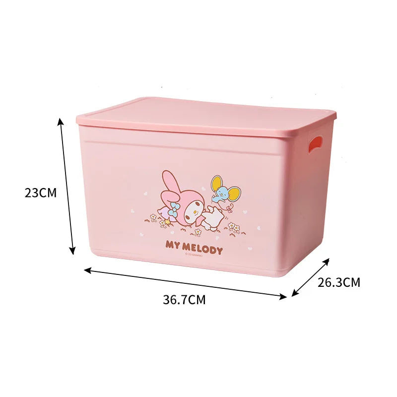 boîtes rangement plastique imperméable my melody pom pom purin multiple utilisations poignées