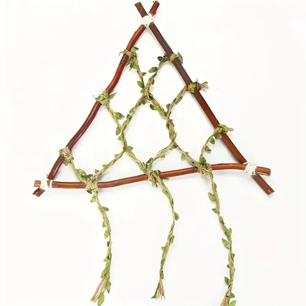 ruban jute feuilles vertes rustique décoration mariage festives végétal bohème naturel artisanal