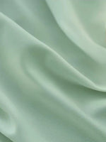rideau vert menthe translucide moderne deux pièces plissé chambre salon