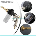 pistolet mousse lavage automobile argenté noir doré transparent industriel utilitaire