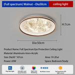 plafonnier led moderne blanc doré texture marbrée effet nuage brume surface interrupteur bouton remote