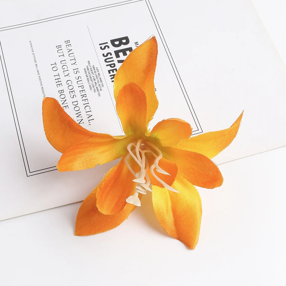 décoration intérieure mariage artificielle rose blanche moderne artisanale 10 pièces papier origami clips fixations