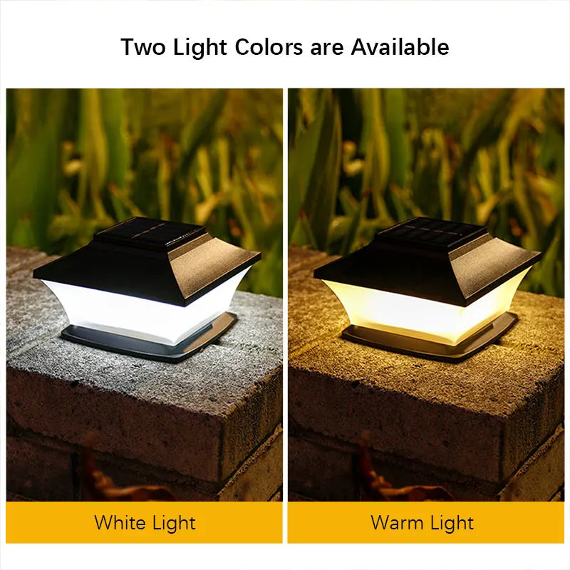 lampe solaire moderne noire blanche vis ip65 led auto ON OFFextérieur patio jardinvoieABS SOLAR