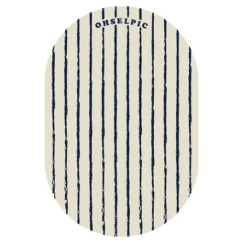tapis salle bain antidérapant absorbant lavable blanc noir marron vert bleu moderne minimaliste points