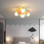 lampe moderne boules colorées blanc vert orange jaune bleu neutre warm cold led 6000k