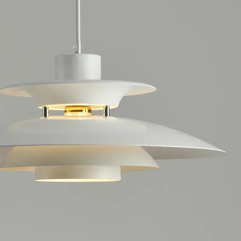 lampe suspendue moderne scandinave blanc vert noir jaune concentrique câble plat pendentifintérieur