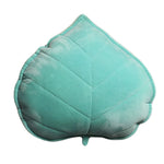 coussin rond imprimé feuilles velours amovible lavable moderne adultes multicolore