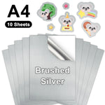 papier autocollant transparent imprimable vinyle a4 toutes imprimantes jet d'encre holographique multicolore moderne