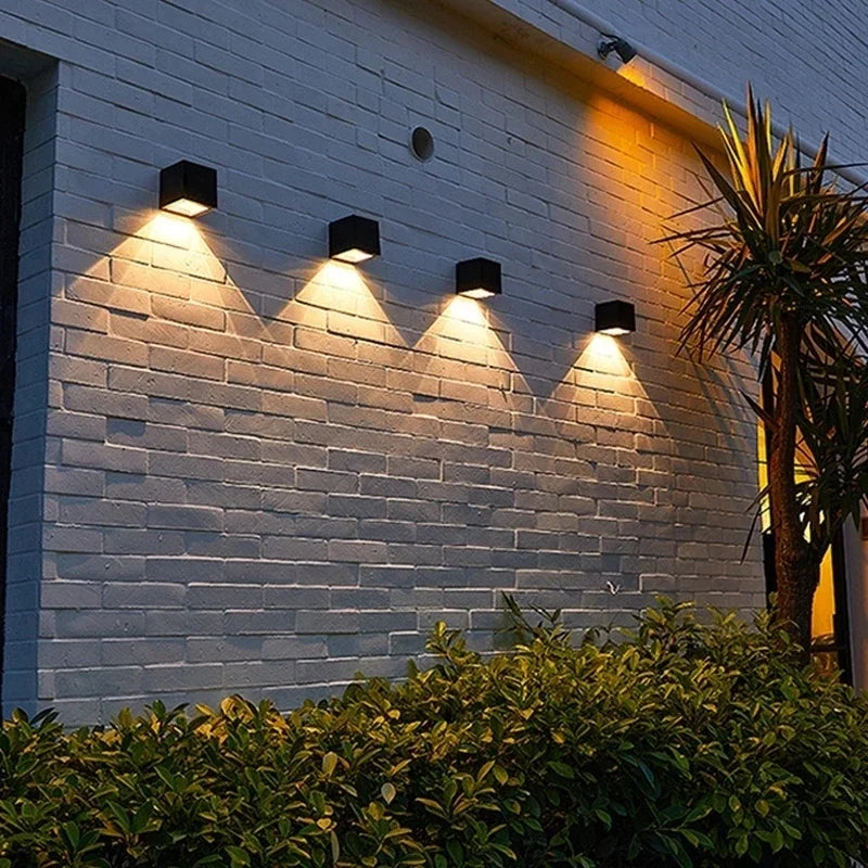 applique murale solaire led capteur lumiere impermepable ip65 exterieur jardin moderne nocturne rechargeable autonomie