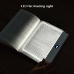 lampe lecture led plate blanc moderne réglable minuterie 18.5cm 15.4cm 35h autonomie