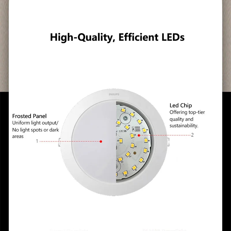 Spot LED moderne 3W 3000K 4000K 55W 6500K blanc ultra mince