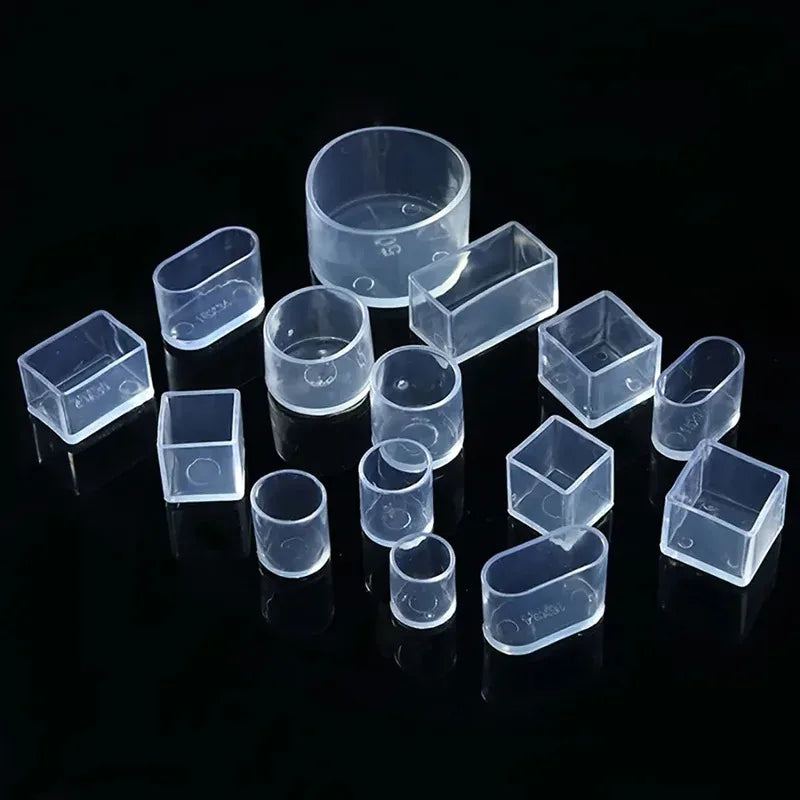 protège pieds meuble silicone transparent adhésif anti rayures chaise table protection sol moderne