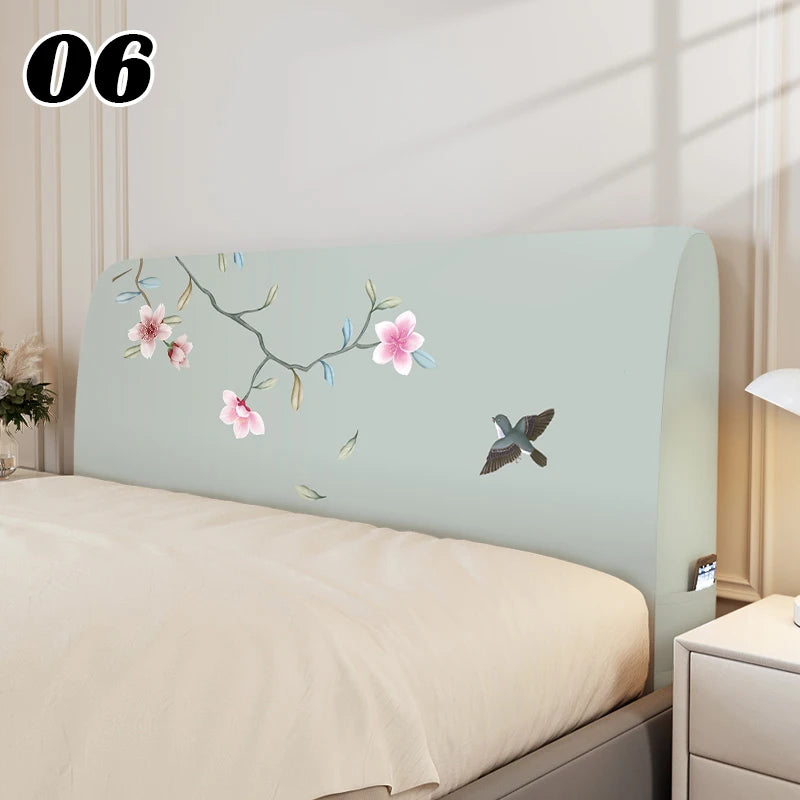 Housse de tête de lit anti-poussière avec design simple et épuré