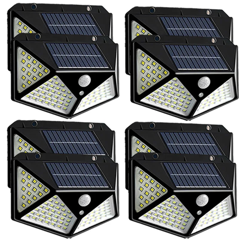 lampe solaire détecteur mouvement extérieure sécurisée led noire contemporaine mur automatique