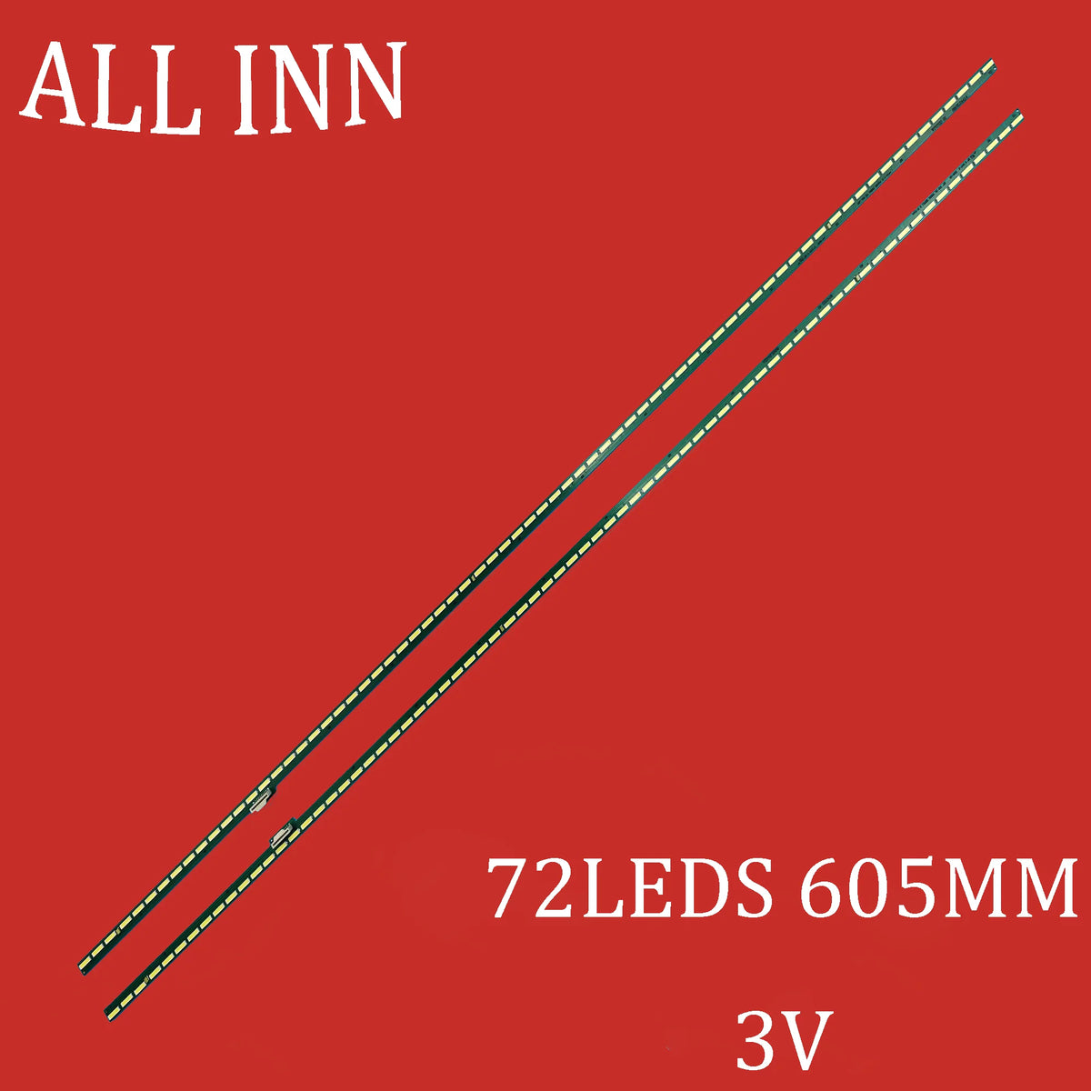 barres led 605mm 72 diodes vert jaune rouge technique industrielleécran 3v double kit