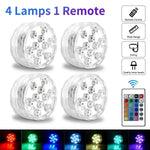 ampoules led sous marines 16 couleurs transparentes opalescentes piscine télécommande moderne