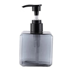 flacon savon liquide pompe rechargeable bleu moderne transparent refillable 250ml 450ml 650ml