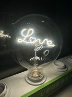 ampoule led filament transparente dorée love dream note vintage métallique moderne chambre 220v