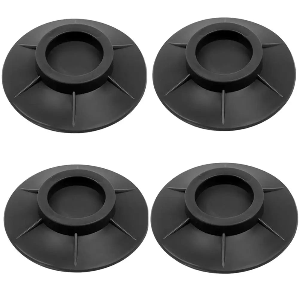coussinets pieds anti vibration noir pièces tapis antidérapant silencieux support amortisseur machine laver rond