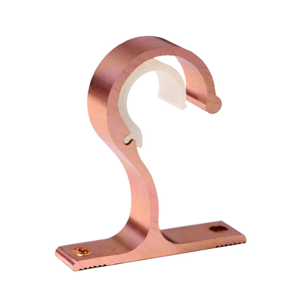 rideau support moderne élégant rose gold noir blanc doré rouge métallique brillant clips tiges