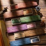 autocollants vintage multicolores billets clips scrapbooking diy bricolage étiquettes rétro fournitures artisanales matériaux papier