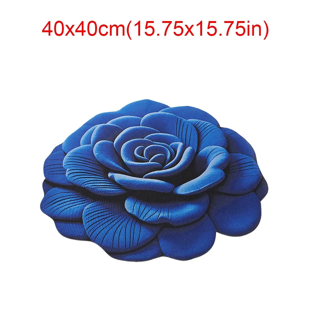 tapis fleur rose relief moderne polypropylène maison chambre rouges bleus verts violets noirs blancs