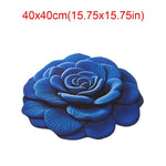 tapis fleur rose relief moderne polypropylène maison chambre rouges bleus verts violets noirs blancs