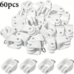 clips rideau blancs ronds lisses modernes tissus eyelets pack 30pcs 60pcs