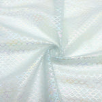 tissu polyester poisson violet blanc bleu clair noir rose jaune clair moderne 50x160cm