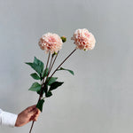 bouquet dahlias artificiels rose blanc rouge violet orange détaillés intérieur mariage festiveDecoration