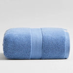 serviettes bain coton blanc gris bleu séchage rapide absorption rapide dimension 80x160cm